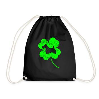 Scottish-terrier St.Patrick’s day Shamrock - Sac de sport léger - noir - Devant