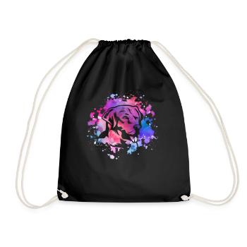Labrador dog lover - Drawstring Bag - black - Front