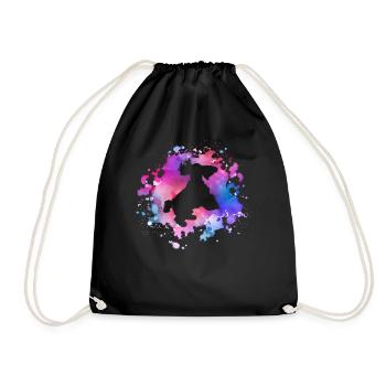 Cocker-spaniel dog lover - Drawstring Bag - black - Front