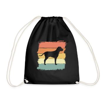 Pointeur rétro - Sac de sport léger - noir - Devant