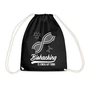 Le biohacking, c'est un peu mon truc. - Sac de sport léger - noir - Devant