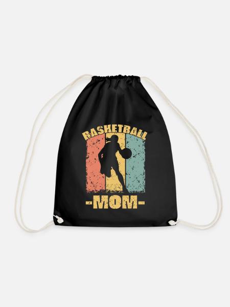 Basketball Mama - Turnbeutel - Schwarz