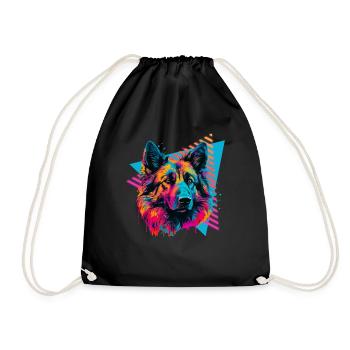 Tervueren style années 80 - Sac de sport léger - noir - Devant