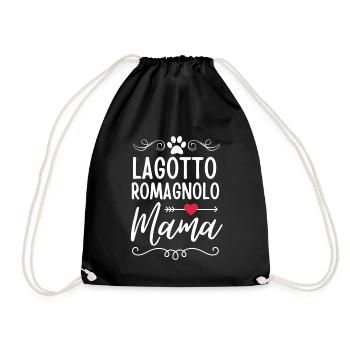 Lagotto Romagnolo Mama - Turnbeutel - Schwarz - Vorne