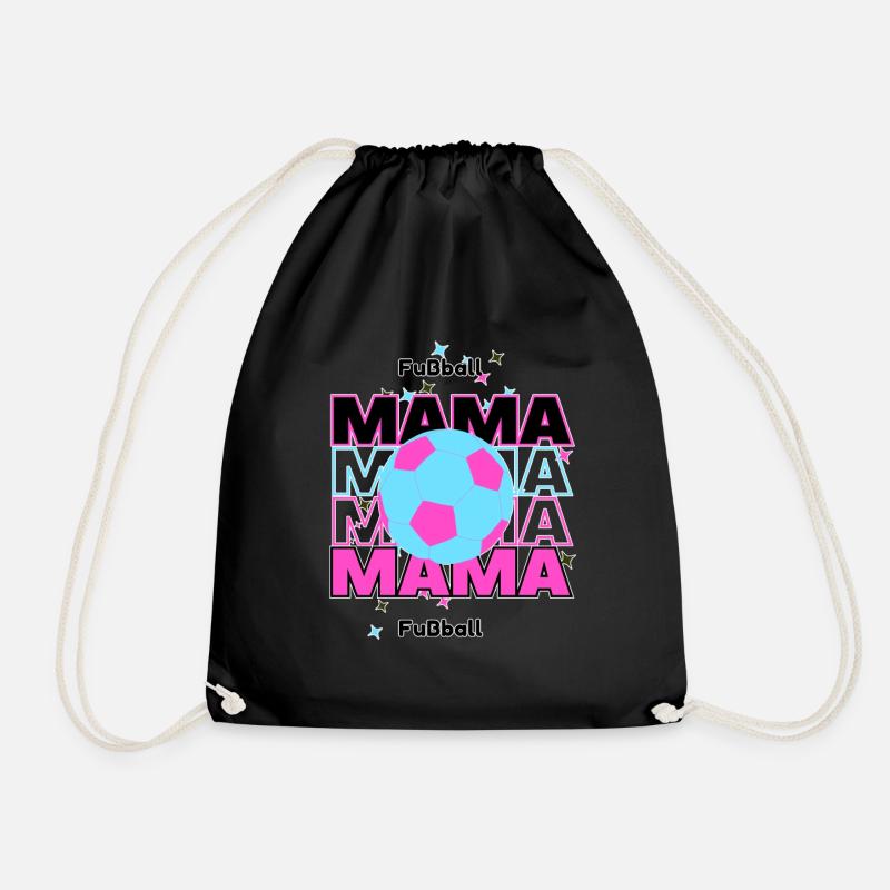 FuBball Mama - Turnbeutel - Schwarz