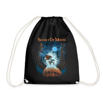SECRET OF MOOSE - The Secret of the Moose - Drawstring Bag - black - Front