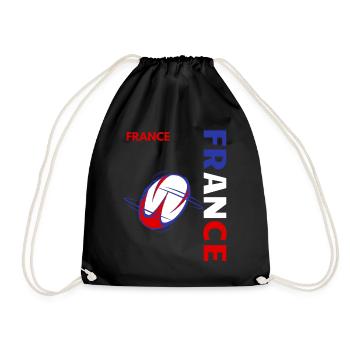 france rugby supporteurs,rugby france - Sac de sport léger - noir - Devant