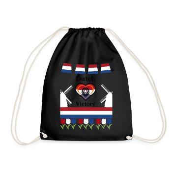 Victoire néerlandaise - Sac de sport léger - noir - Devant