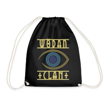 Odin Wikinger-Auge - Turnbeutel - Schwarz - Vorne