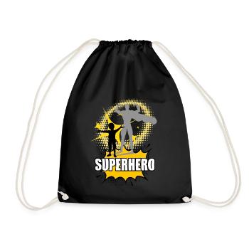 Super bébé - Sac de sport léger - noir - Devant