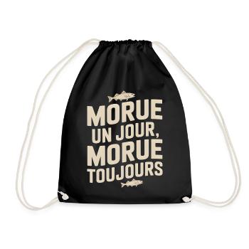 Once cod Cod - Drawstring Bag - black - Front
