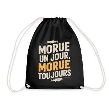 Once cod Cod - Drawstring Bag - black - Front