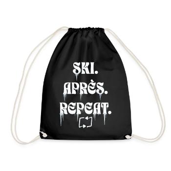 Ski Après Repeat - Sac de sport léger - noir - Devant