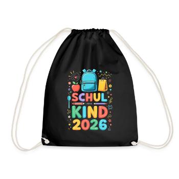 Scolaire 2026 Inscription scolaire 2026 Retour à l’école - Sac de sport léger - noir - Devant