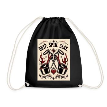 Grip Spin Slay Heeled Tattoo - Turnbeutel - Schwarz - Vorne