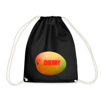Cherry Mango - Turnbeutel - Schwarz - Vorne