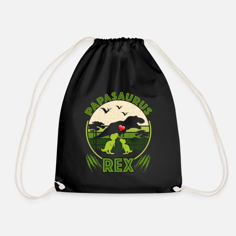 Papasaurus Rex - Sac de sport léger - noir