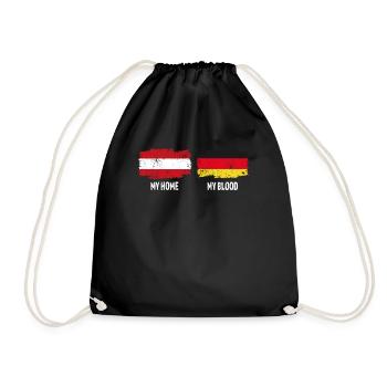 Accueil Allemagne sang Drapeau de l'Autriche - Sac de sport léger - noir - Devant