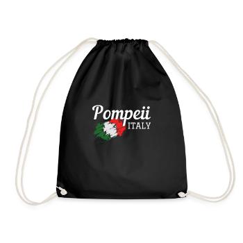 Pompeii Italy Cool Travel Souvenir - Turnbeutel - Schwarz - Vorne