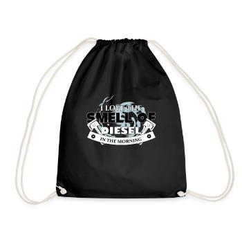 Mechanic, engine mechanic, diesel mechanic - Drawstring Bag - black - Front