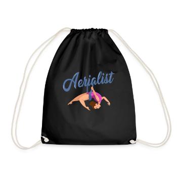 Aerialer Dance, Aerialer Dance Luftsport, Aerial - Turnbeutel - Schwarz - Vorne