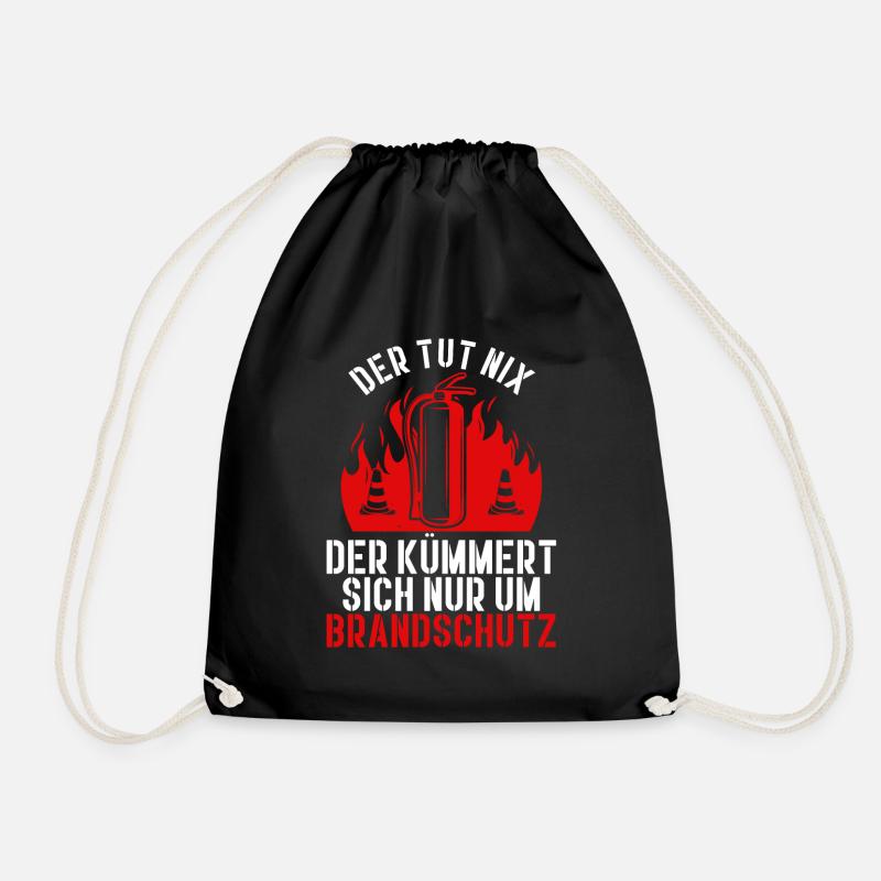 randschutzbeauftragter Brandschutz - Turnbeutel - Schwarz