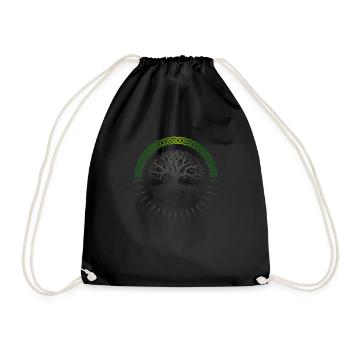 Arbre de vie, arbre de vie, arbre, arbre de vie, - Sac de sport léger - noir - Devant