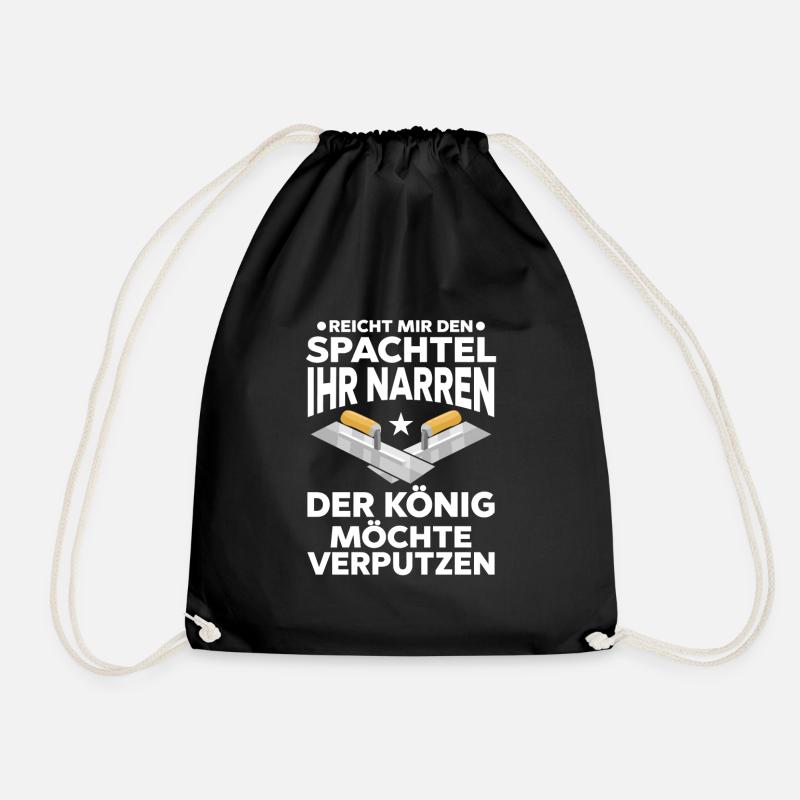 Stuckateur Verputzer Gipser - Turnbeutel - Schwarz