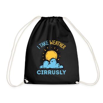 Météo, météorologie suiveurs, chasseurs de tempête, - Sac de sport léger - noir - Devant