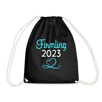 Firmling 2023 Firmung - Turnbeutel - Schwarz - Vorne