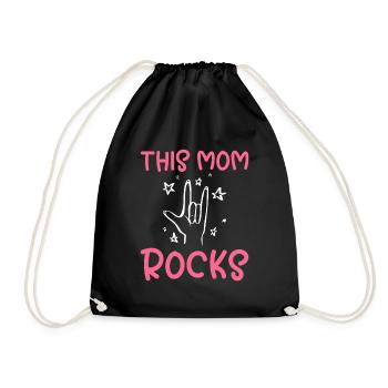Rock Punk Heavy Metal Women Women Festival Idea - Drawstring Bag - black - Front