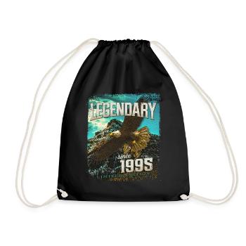Legendary since 1995 - Drawstring Bag - black - Front