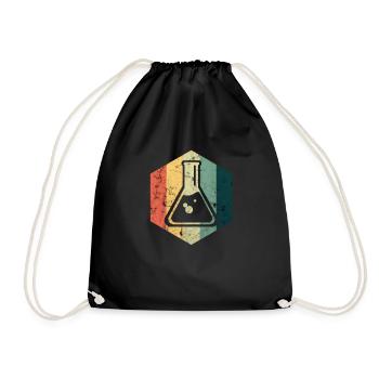 Chemist - Drawstring Bag - black - Front