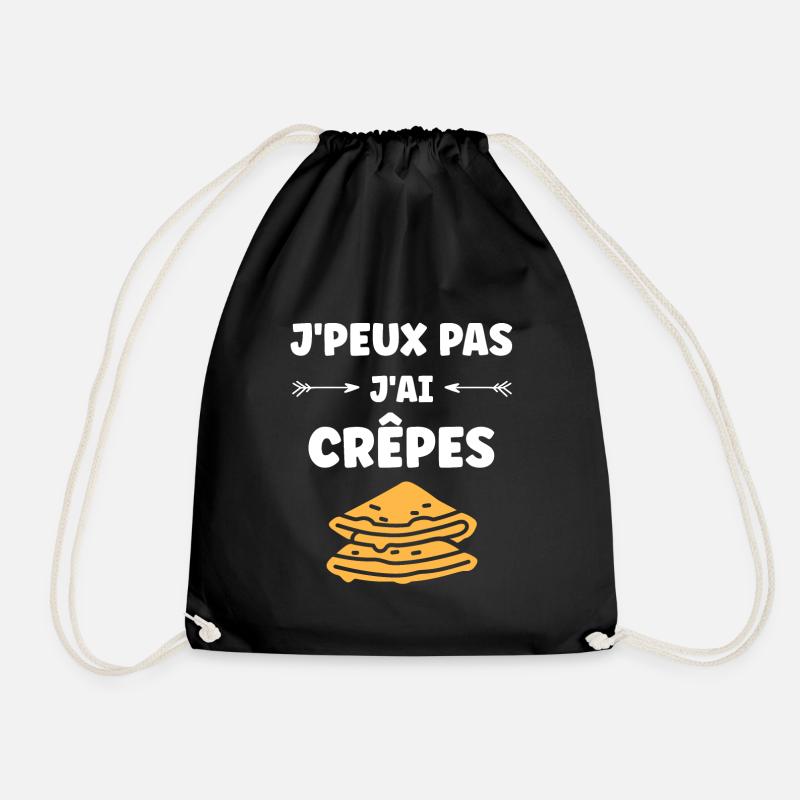 crêpe - Sac de sport léger - noir