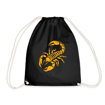 scorpion - Drawstring Bag - black - Front