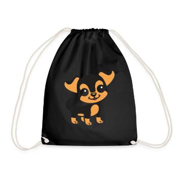 Chiweenie - Sac de sport léger - noir - Devant