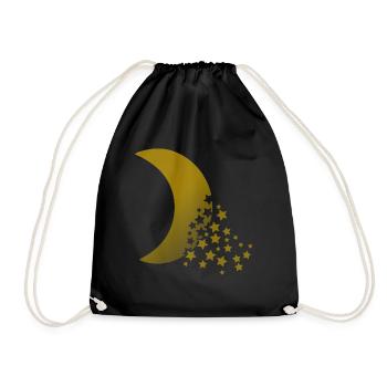 Moon - Turnbeutel - Schwarz - Vorne