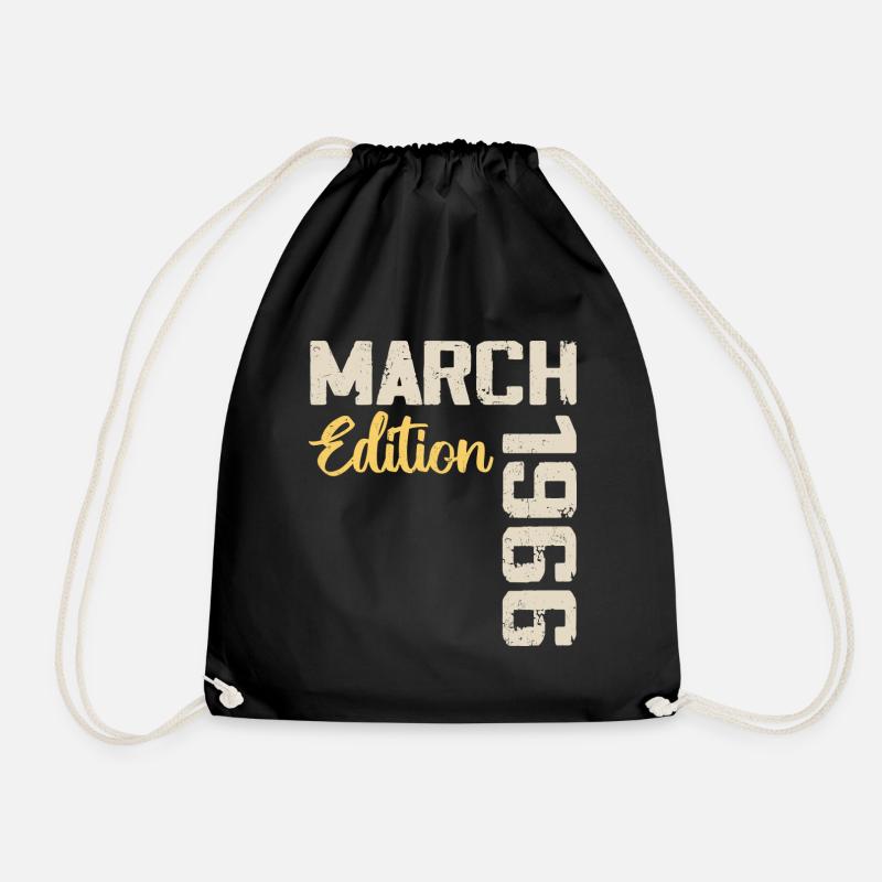 Mars 1966 Cadeau Anniversaire Mars 1966 - Sportstaske - sort