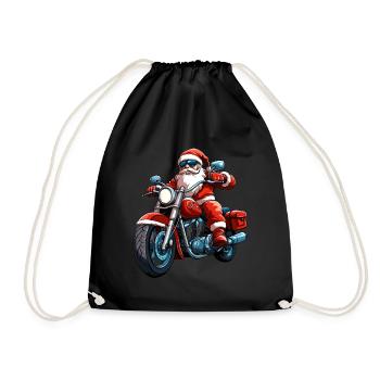Motards Noël - Sac de sport léger - noir - Devant