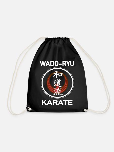 Das coole Wado-ryu Kampfsport Shirt - Turnbeutel - Schwarz
