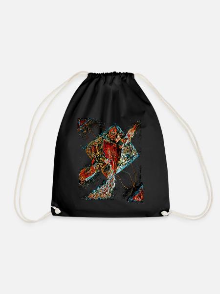 Mindmine - Drawstring Bag - black