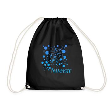 Namaste Yoga - Turnbeutel - Schwarz - Vorne