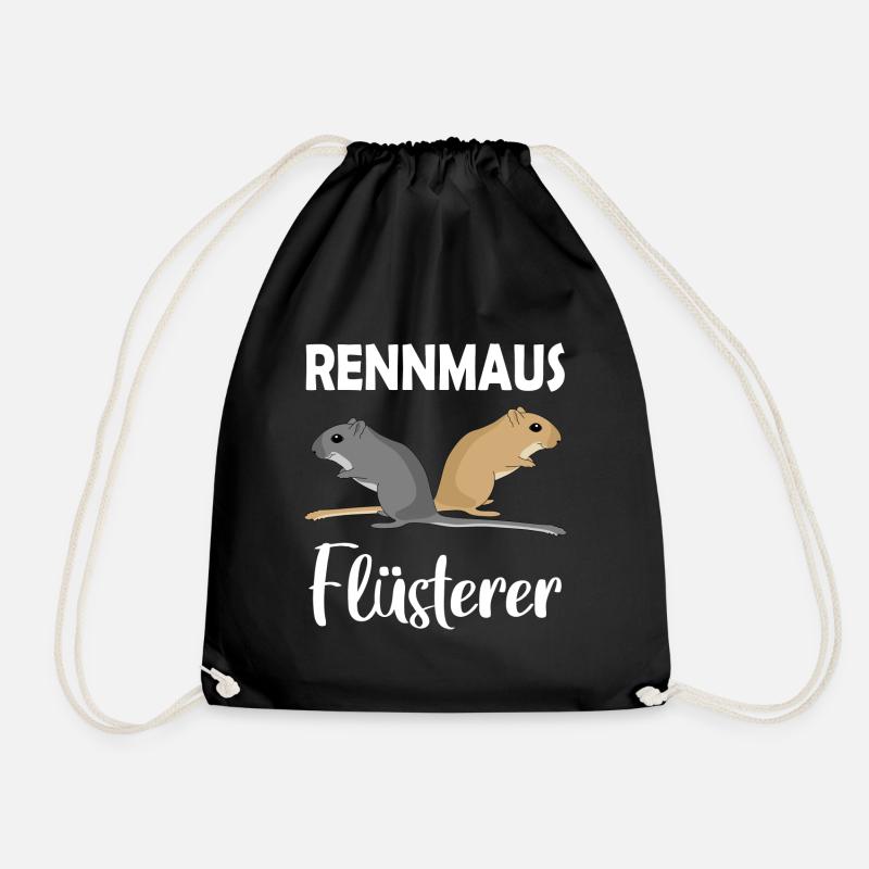 Rennmaus-Flüsterer - Turnbeutel - Schwarz