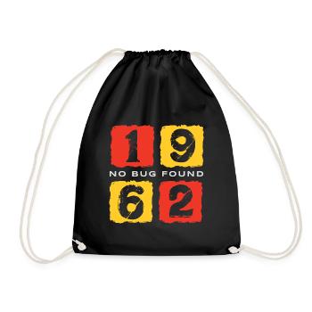 Anniversaire Vintage 60 Ans Né En 1962 - Sac de sport léger - noir - Devant
