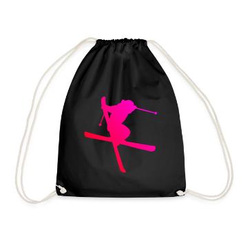 Ski Freestyle Saut à ski Slopestyle Hommes - Sac de sport léger - noir - Devant