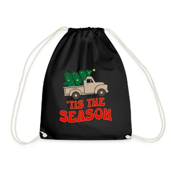 This The Season Christmas - Drawstring Bag - black - Front