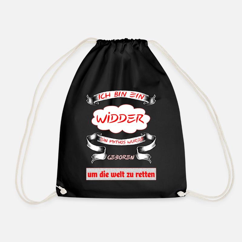 Zodiac Aries - Sac de sport léger - noir