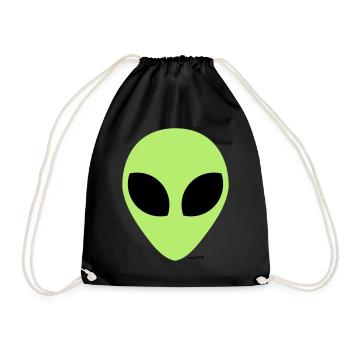 Alien - Turnbeutel - Schwarz - Vorne
