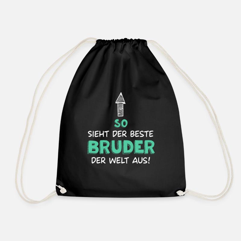 Bester Bruder - Turnbeutel - Schwarz