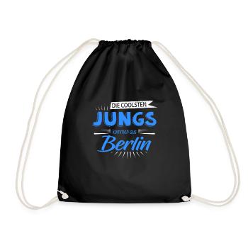 The best guys are from Berlin - Drawstring Bag - black - Front